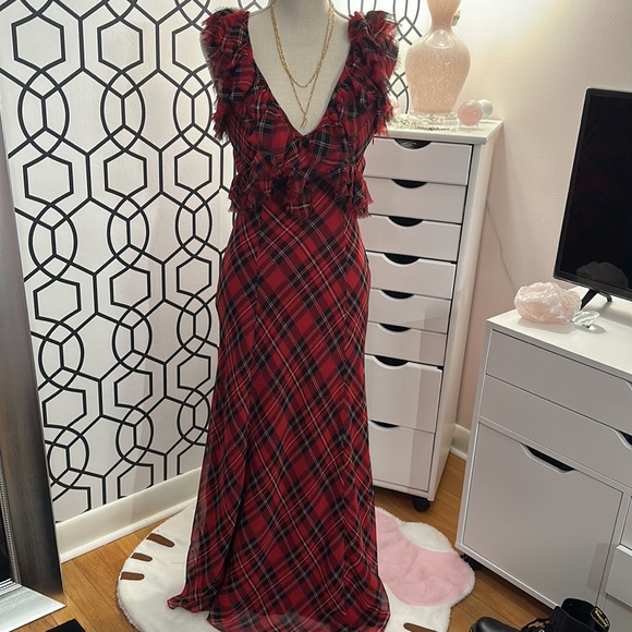 Free people plaid maxi - Picture 3 of 11